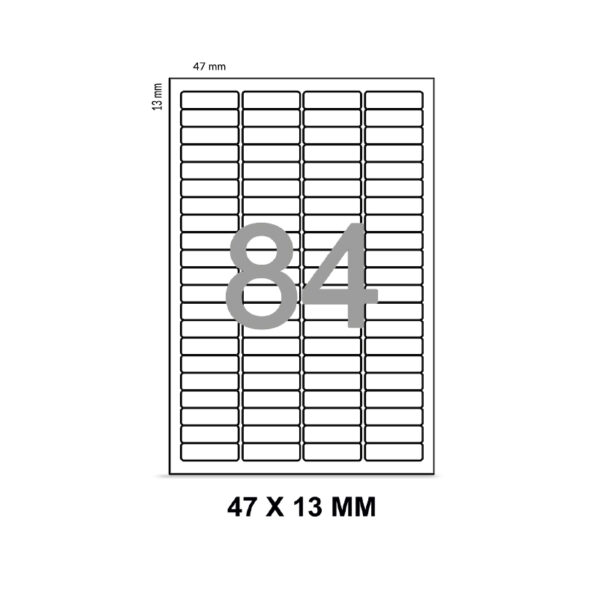 Multipurpose Adhesive (2000 Pcs) Label Sticker in A4 Size Sheet - Image 5